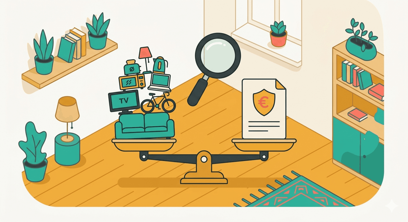 Hausratversicherung Unterversicherung prüfen: Der Selbst-Check in 5 Schritten