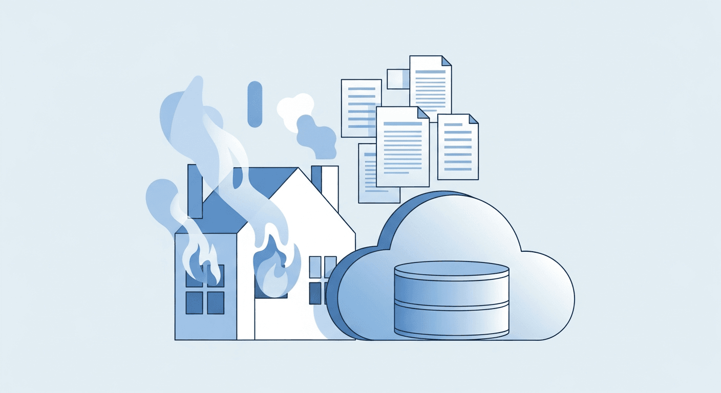 Fallbeispiel: Wohnungsbrand – Wenn der Ordner mit verbrennt