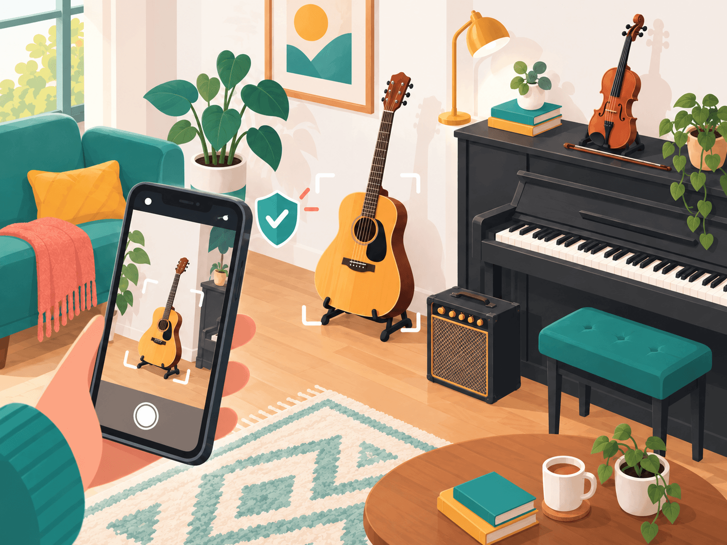 Musikinstrumente versichern: Gitarre, Klavier und Geige im Hausrat richtig absichern